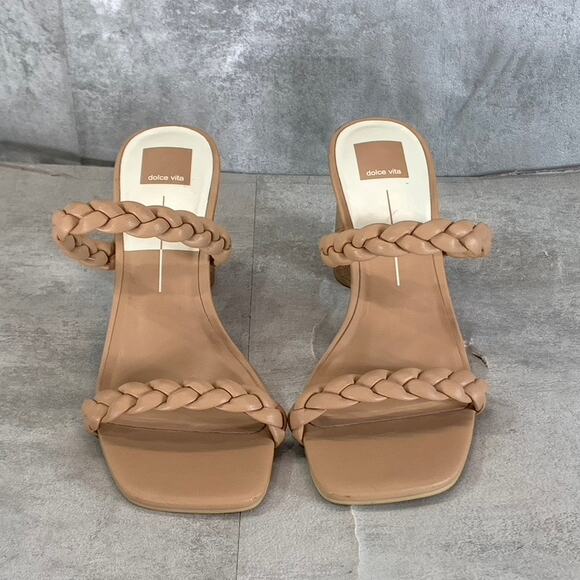 DOLCE VITA Women's Cafe Stella Nairi Braided Square-Toe Slide Sandals SZ 10 - Picture 3 of 11